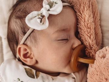 Natural Rubber Soother Dummy Pacifier | Round Single