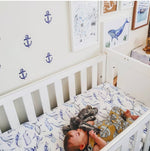 Ocean Lullaby Fitted Cot Sheet/Crib Sheet